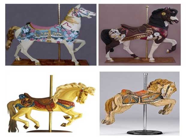 Beston carousel horses for sale 