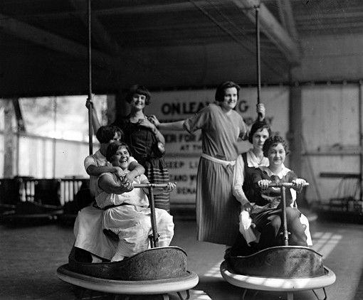 vintage bumper cars photos