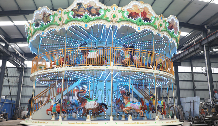 amusement park carousel ride